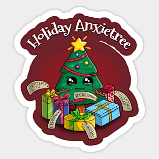 Holiday Anxietree Sticker